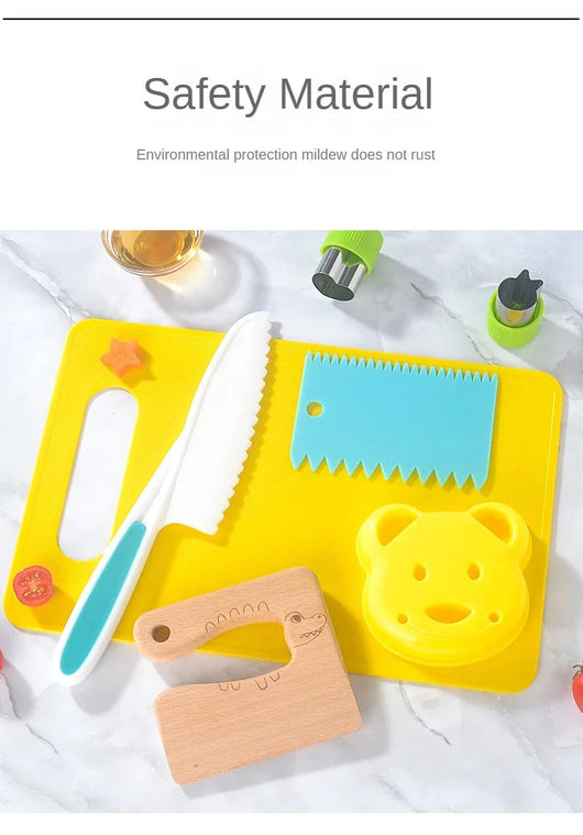 Kids Cooking Set & Montessori Kitchen Tools (13/17pcs)