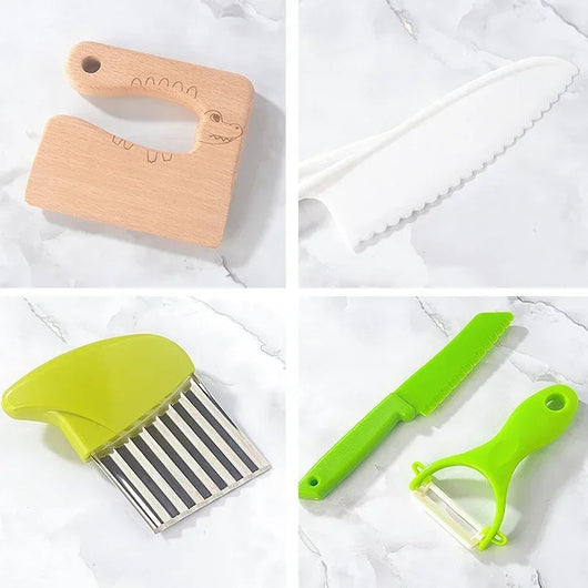 Kids Cooking Set & Montessori Kitchen Tools (13/17pcs)