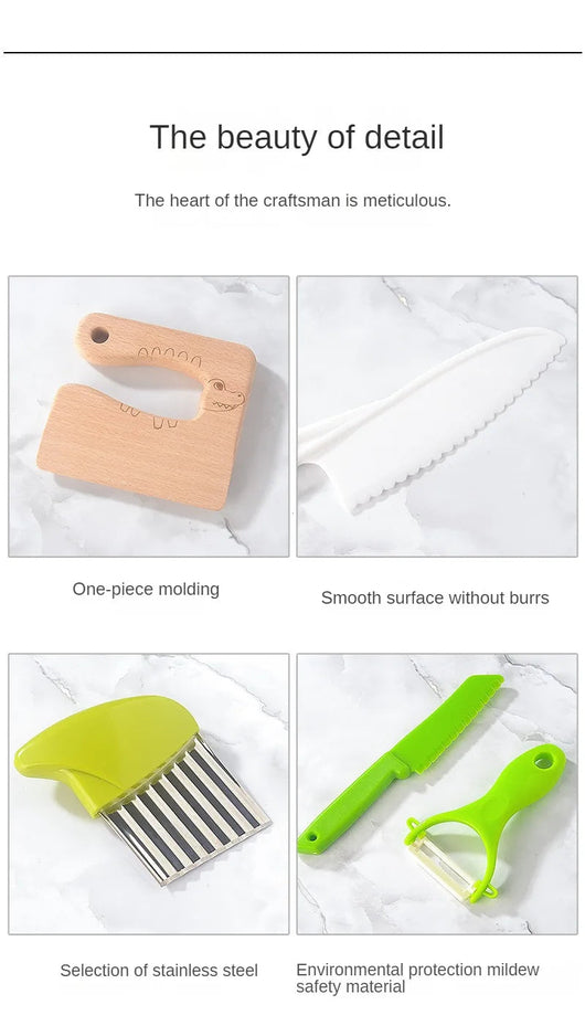 Kids Cooking Set & Montessori Kitchen Tools (13/17pcs)