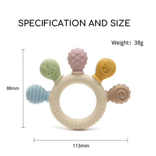 Baby Teething Multi Texture Grip Toy