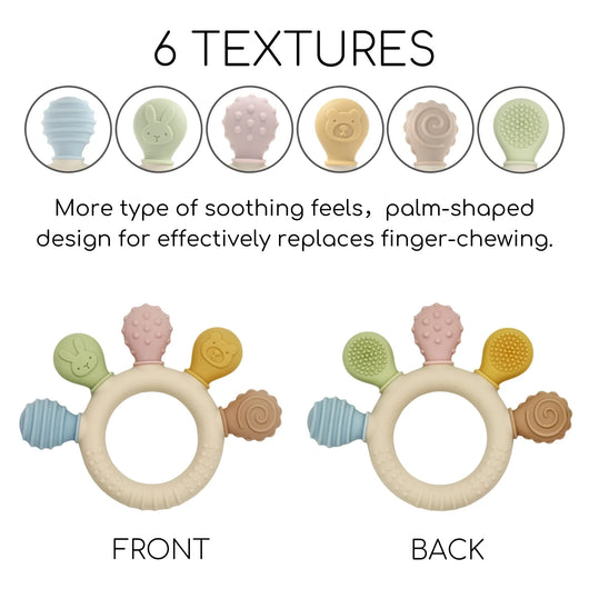 Baby Teething Multi Texture Grip Toy