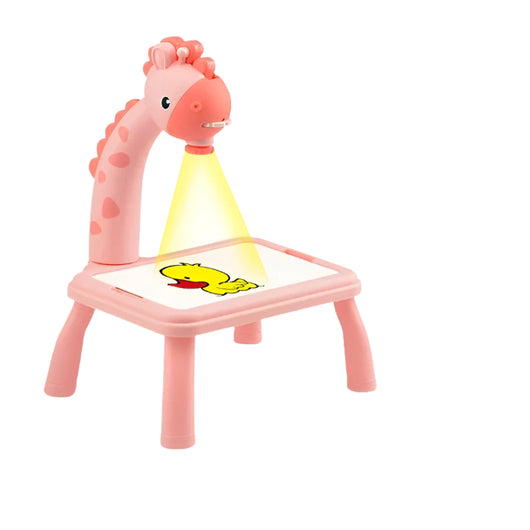 LED Projector Drawing Board Pink Duck