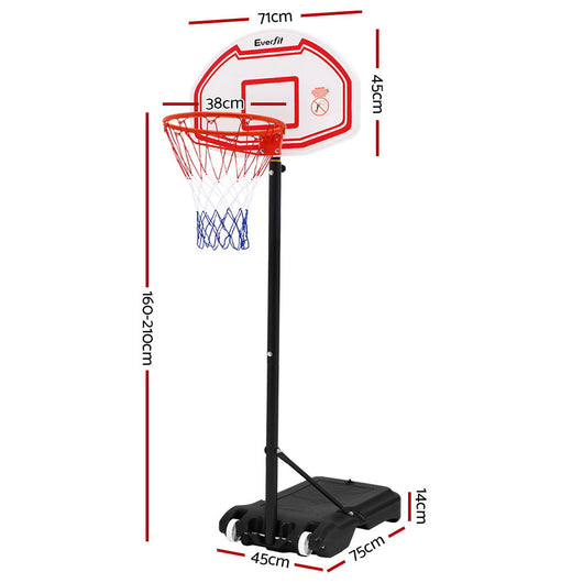 Everfit 2.1M Basketball Hoop Stand System