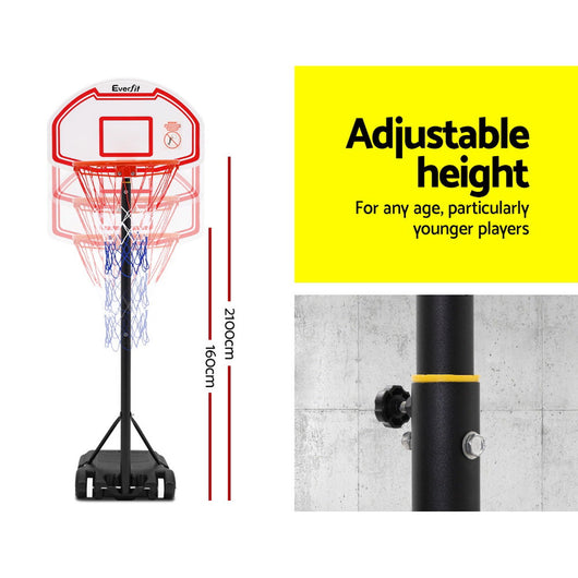 Everfit 2.1M Basketball Hoop Stand System