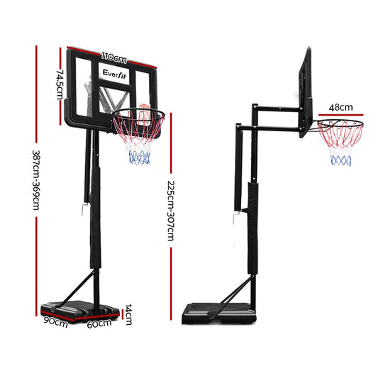 Everfit 3.05M Adjustable Basketball Hoop