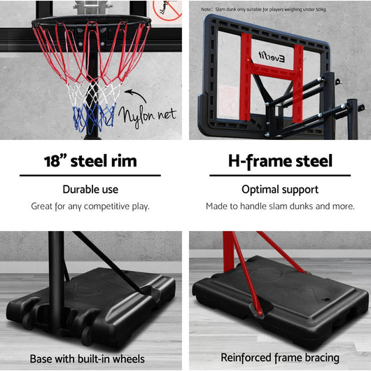 Everfit 3.05M Adjustable Basketball Hoop