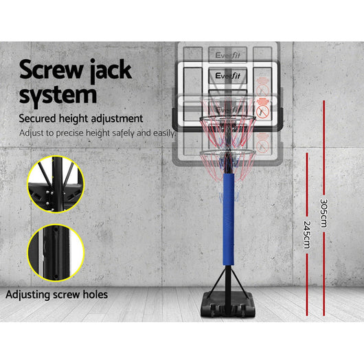 Everfit 3.05M Adjustable Basketball Hoop