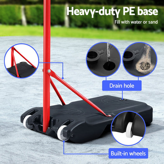 Adjustable Height Netball Hoop System