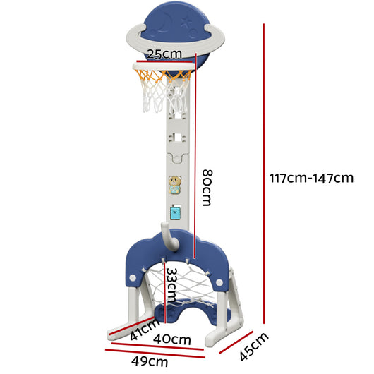 6 in 1 Basketball Hoop Stand