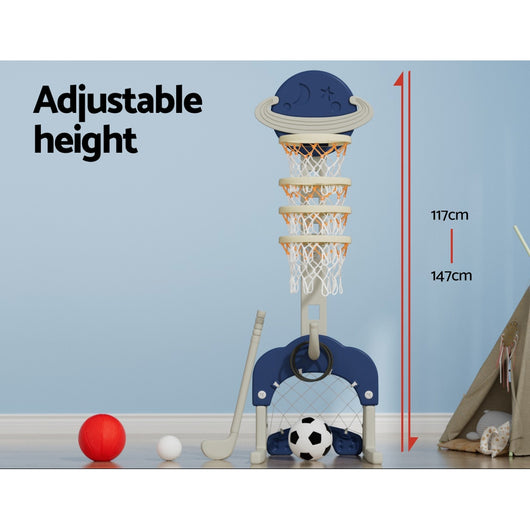6 in 1 Basketball Hoop Stand