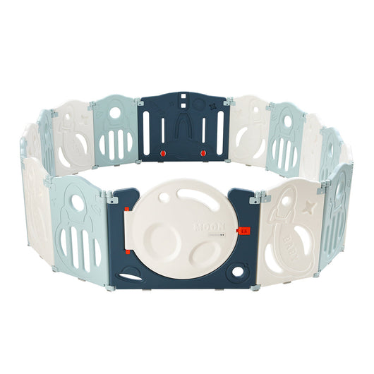 Baby Playpen 16 Panels Foldable Fence