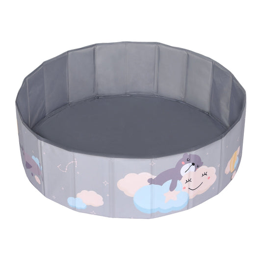 Kids Ball Pool Pit Playhouse Foldable Gray