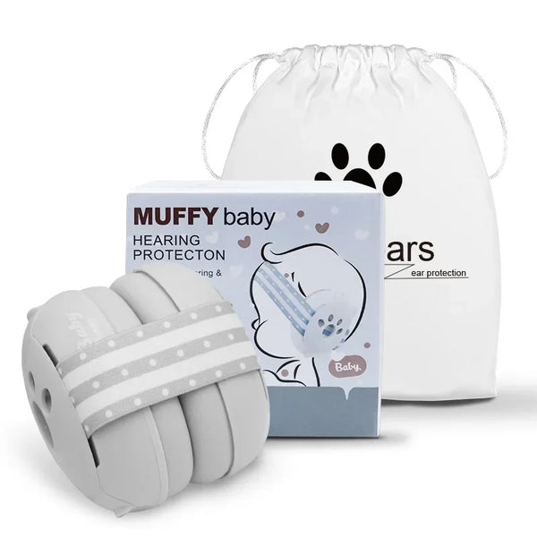 Baby Noise Reducing Earmuffs Gray