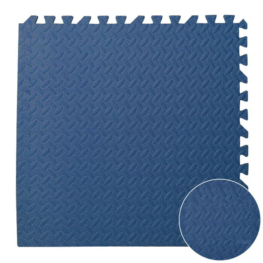 Colorful Baby Puzzle Floor Mat Cyan