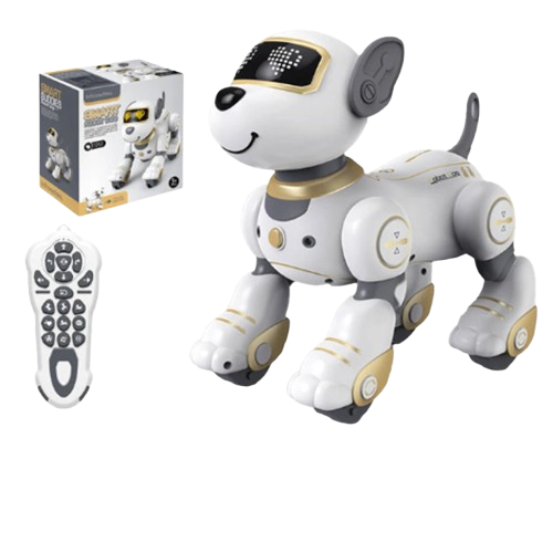 Kids RC Robot Dog Interactive Robot Dog Gold
