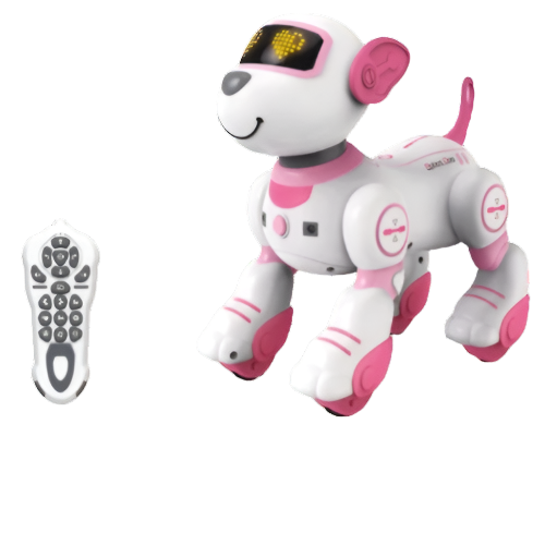 Kids RC Robot Dog Interactive Robot Dog Pink