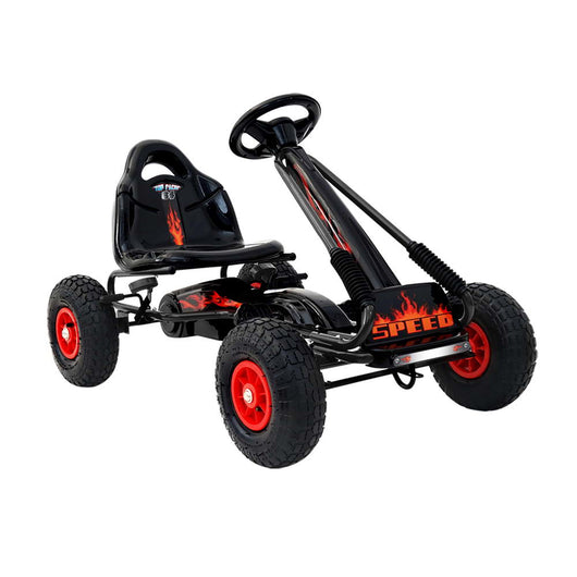 Kids Pedal Go Kart Ride-On Racing Car Black