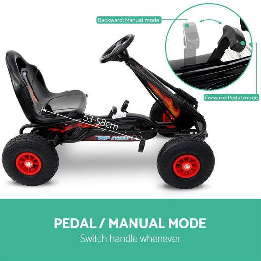 Kids Pedal Go Kart Ride-On Racing Car
