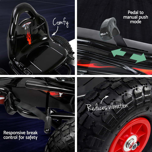 Kids Pedal Go Kart Ride-On Racing Car