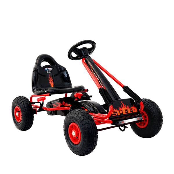 Kids Pedal Go Kart Ride-On Racing Car Pink_