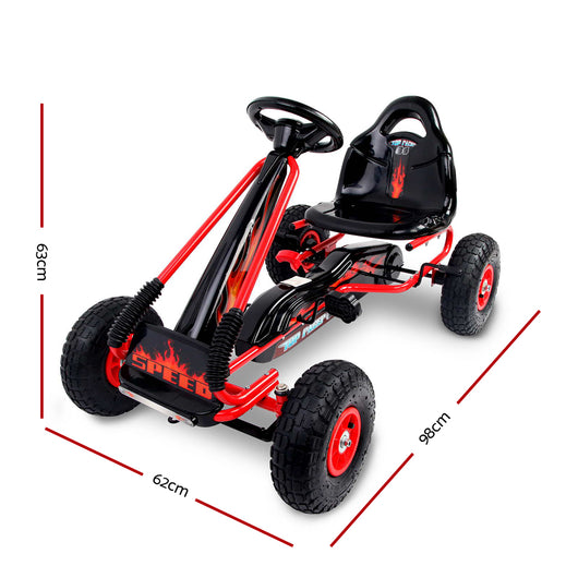 Kids Pedal Go Kart Ride-On Racing Car