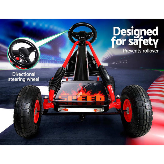 Kids Pedal Go Kart Ride-On Racing Car