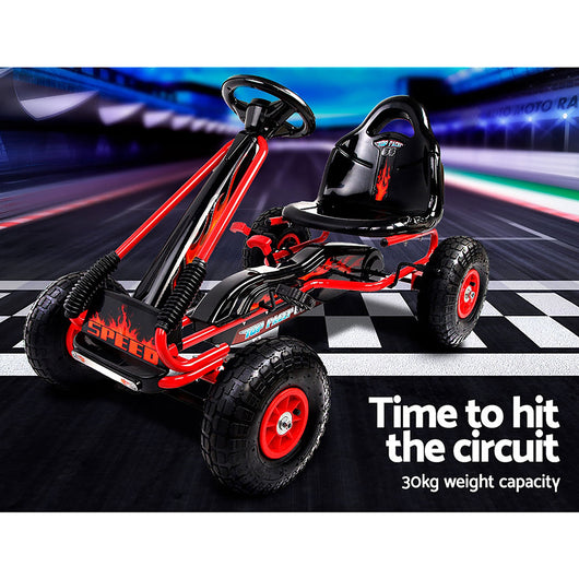 Kids Pedal Go Kart Ride-On Racing Car