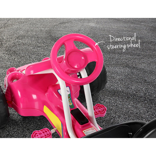 Rigo Kids Pedal Go Kart Racing Car