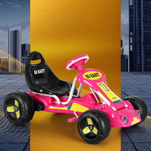 Rigo Kids Pedal Go Kart Racing Car