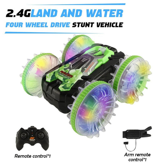 Kids Water Land RC Stunt Car