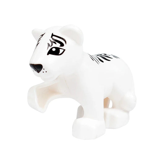 Montessori Zoo Animal Building Blocks White Tiger Cub