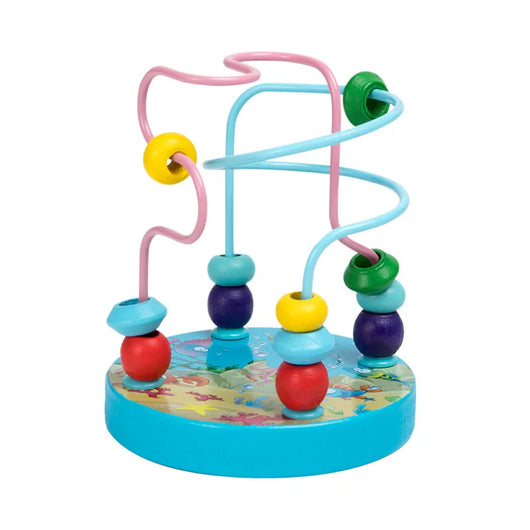 Colorful Wooden Rattle and Block Toy QWZ324-6