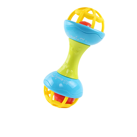 Baby Rattle Teether Toy Dumbbell Rattle
