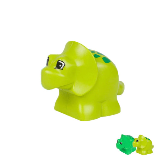Montessori Zoo Animal Building Blocks Small Triceratops