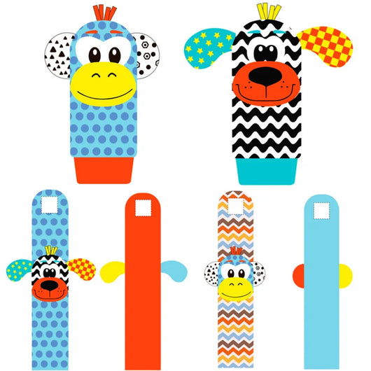 Baby Wrist Rattle Set