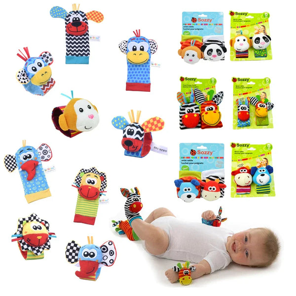 Baby Wrist Rattle Set