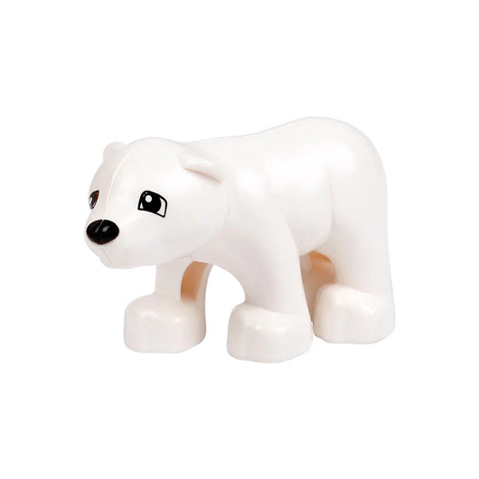 Montessori Zoo Animal Building Blocks Little White Bear