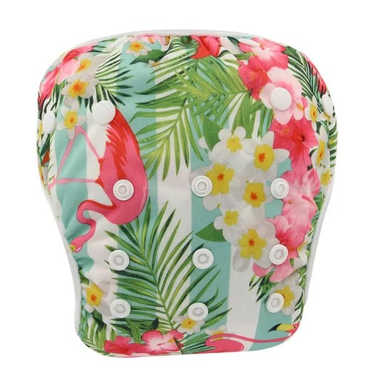 Baby Swim Diaper Waterproof Flamingo YK52