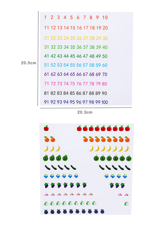 Wooden Rainbow Abacus Math Learning Toy