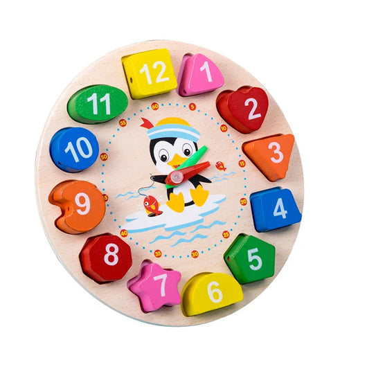 Colorful Wooden Rattle and Block Toy QWZ324-1