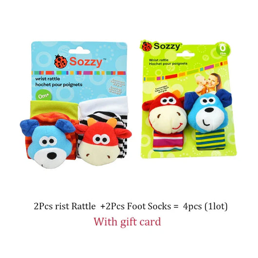 Baby Wrist Rattle Set
