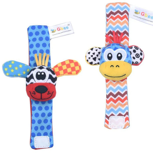 Baby Wrist Rattle Set