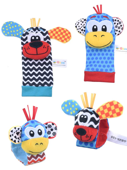 Baby Wrist Rattle Set