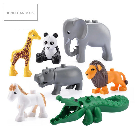 Montessori Zoo Animal Building Blocks