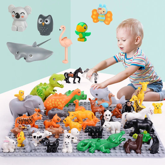 Montessori Zoo Animal Building Blocks
