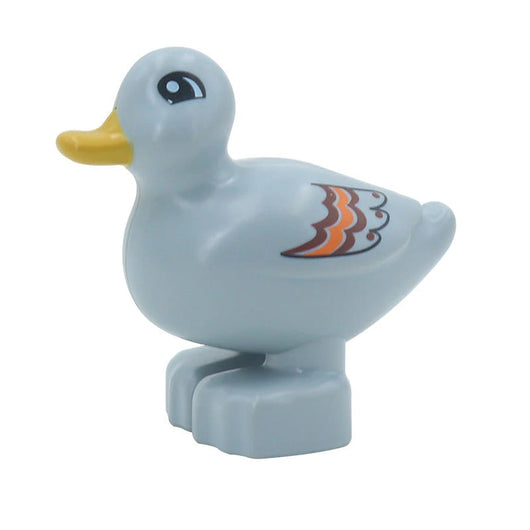 Montessori Zoo Animal Building Blocks Grey duck
