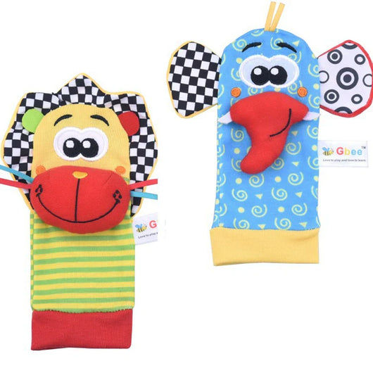 Baby Wrist Rattle Set
