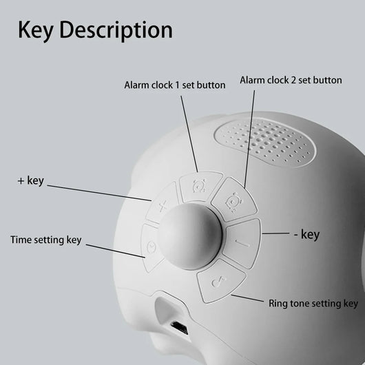 Kids Voice Control Alarm Clock