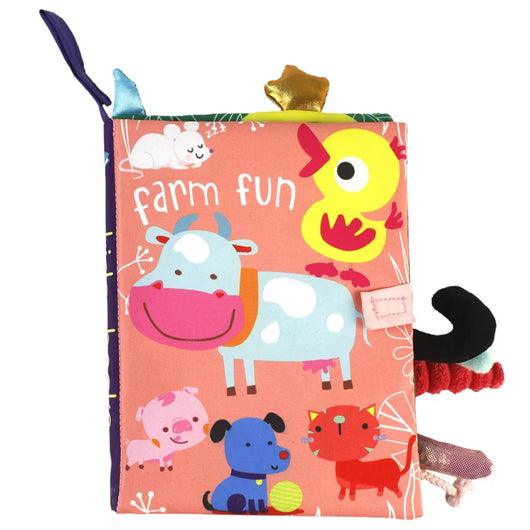 Interactive Tail Cloth Book Cow
