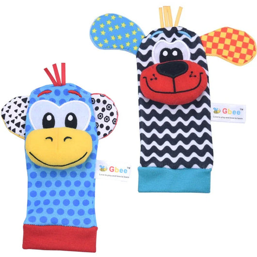 Baby Wrist Rattle Set